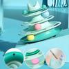 Mersjo THEODORE'S TOWER Interactive 3-Level Cat Toy with Balls and Feather (25x18.5x30 cm)