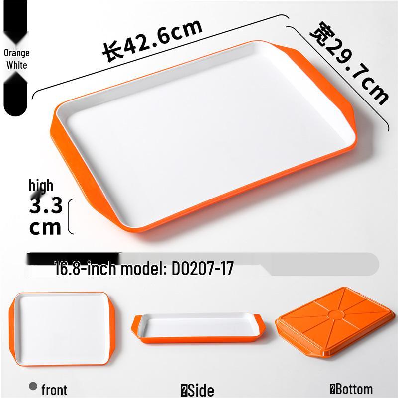 Zweifarbige Melamin-Tischware: Kleines Schalen- und Schalenset für Buffet und Grill-Dipsaucen.