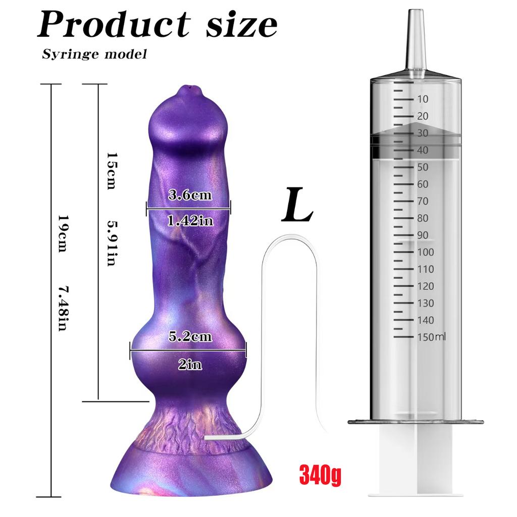 New Animal Ejaculating Dildo With Suction Cup Huge Penis Monster Dog Knot Squirting Anal Sex Toy For Men