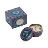 Scented Candle Tin with Dried Flowers - Long-Lasting, Romantic Fragrance for Bedroom & Home Odor Removal