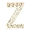 Wooden Letter Z Giant Openwork Alphabet 24 Cm
