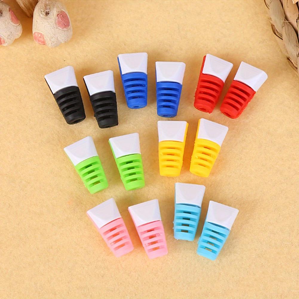 Durable Flexible USB Cable Protectors - Colorful Plastic Sleeves for Smartphone Charging & Data Transmission, Scratch-Resistant Cable Organizers