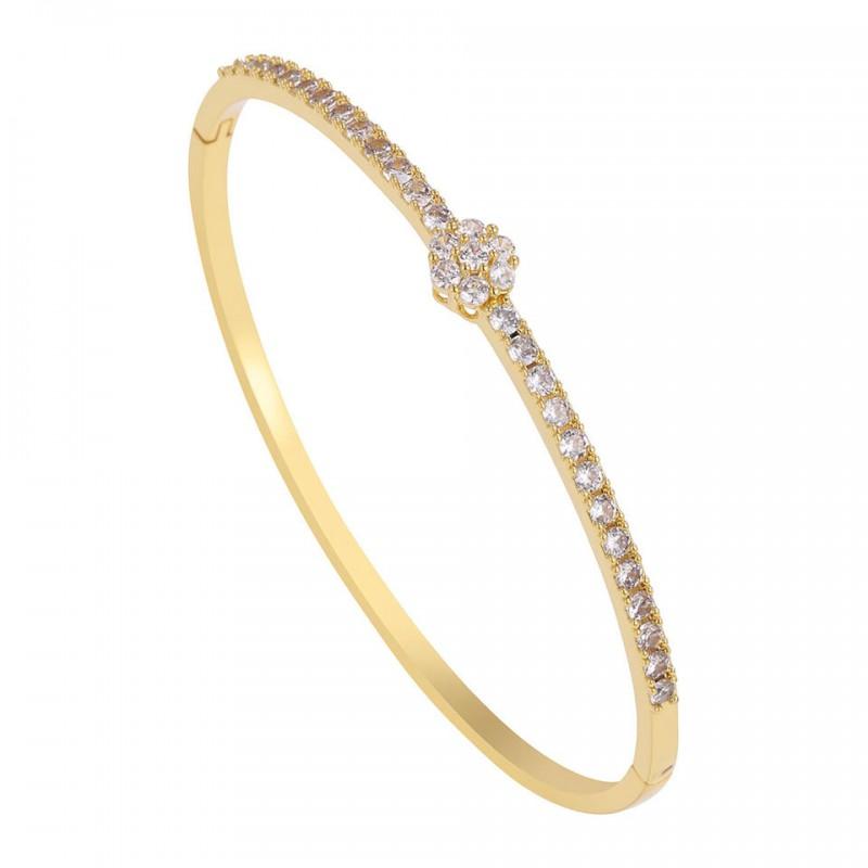 Micro Pave Zircon Adjustable Open Cuff Bracelet Butterfly Clover Star Fine Jewelry Women