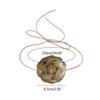Vintage Flüssigmetall Blume Choker Halskette Langer Spitzenkragen Choker Temperament Halsband Schmuck Schlüsselbeinkette Halskette