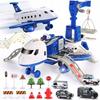 Large Police Airplane Building Blocks Foldable Interactive Lights Sounds Matadi