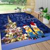 1Pc Christmas Minions Snowscape Carpet Rug Soft Washable Antislip Home Living Room Sofa Mats Personalized Christmas Rug