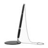 Desk Metal Ballpoint Desktop Sign Signature Pen Long Chain Prevents Dropping or Suitable for Front Conference Black and Light Blue Ballpoint Strong