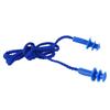 Silicone Ear Plugs Noise Canceling Reduction Waterproof Reusable Sound Blocking Earplugs for Sleeping Swimming Blue