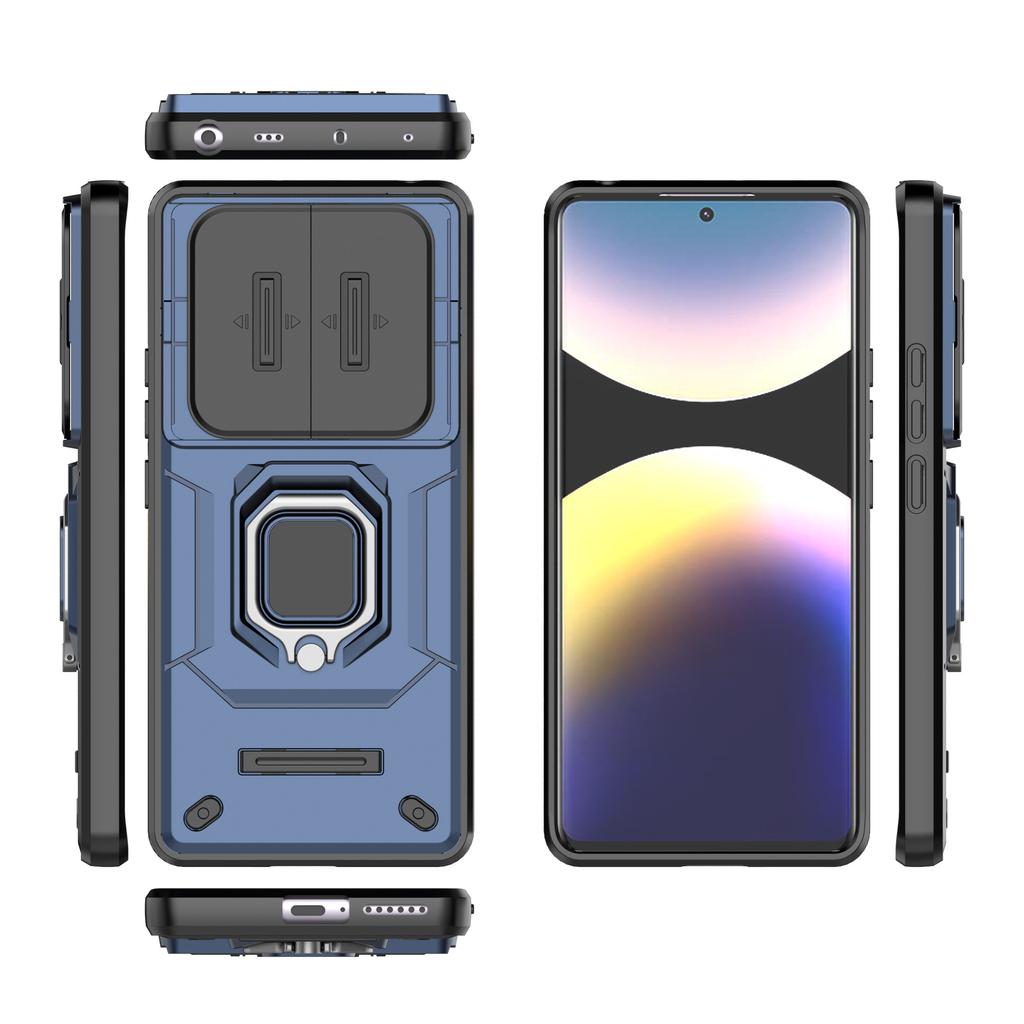Xiaomi Poco X7 Pro Phone Case,Military-Grade Magnetic Kickstand Phone Case Cover for Xiaomi Poco X7 Pro