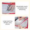 Wall Mounted Hanging Storage Mesh Bag Large Capacity Space Saving Underwear Socks Storage Bag Folding Breathable