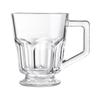 American Layered Iced Coffee Cups, Classic Cold Extract Latte Glass Mug with Handle, Small Teacup Water, Nordic Crystal Glasses