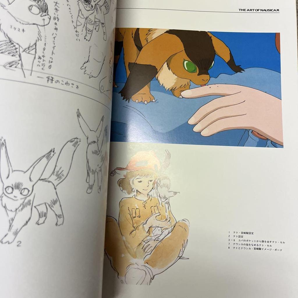 [USED] THE ART OF NAUSHICAA Nausicaa of the Valley of the Wind First Edition