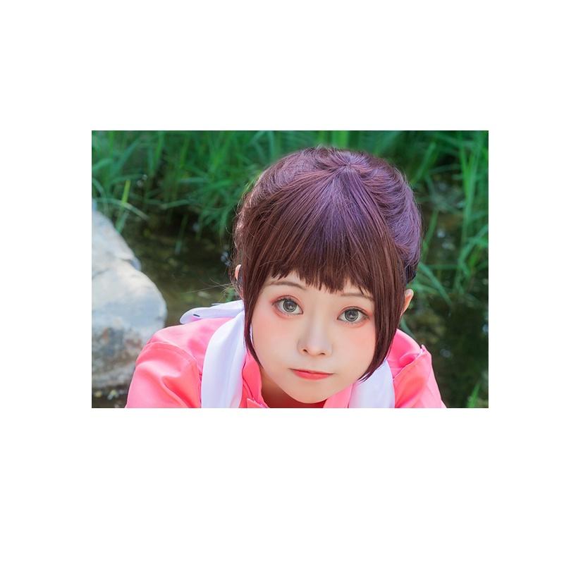 

Аниме Миядзаки Хаяо Унесенные призраками Тихиро Огино Сэн Косплей костюм Хэллоуин Wig,One Size