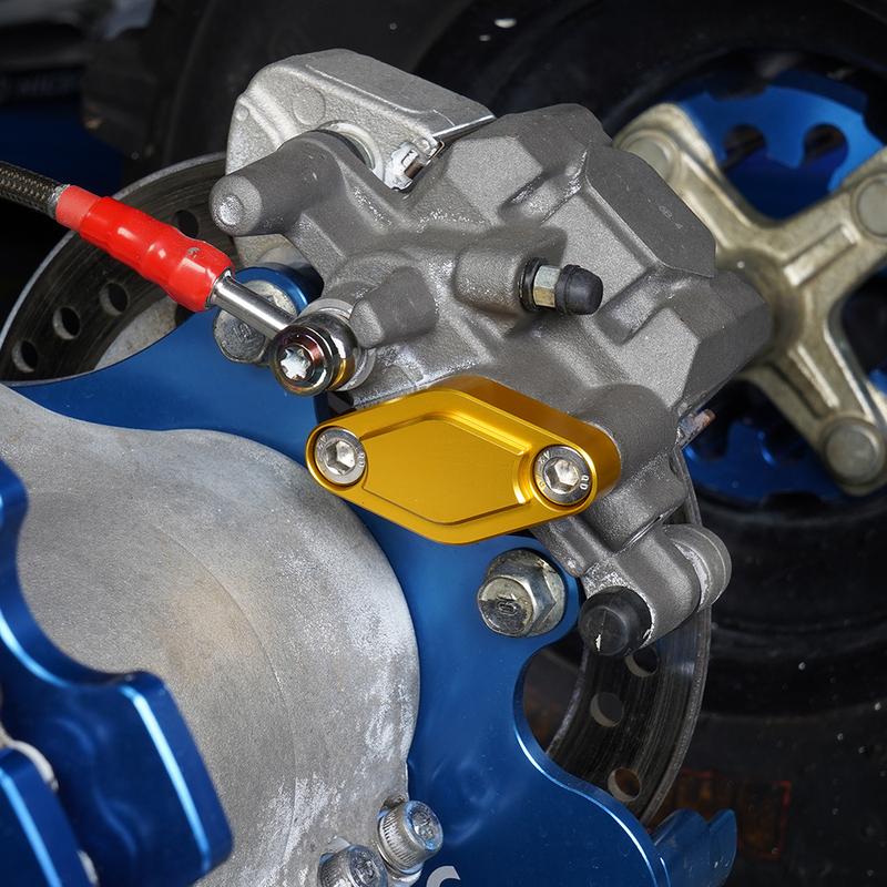 ATV Universal Parking Brake Block Off Plate Aluminum For Yamaha RAPTOR 700 YFZ450 YFZ450R Blaster200 Can Am ATV Polaris Honda