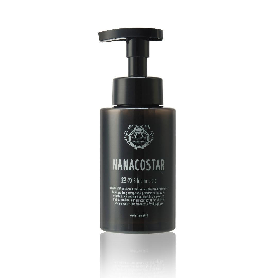 

Nanakostar Silver Shampoo 300ml Orange Bergamot Scent Damage Repair Salon Quality Keratin Shampoo Whipped Foam Salon Exclusive Hair Care (Single Item