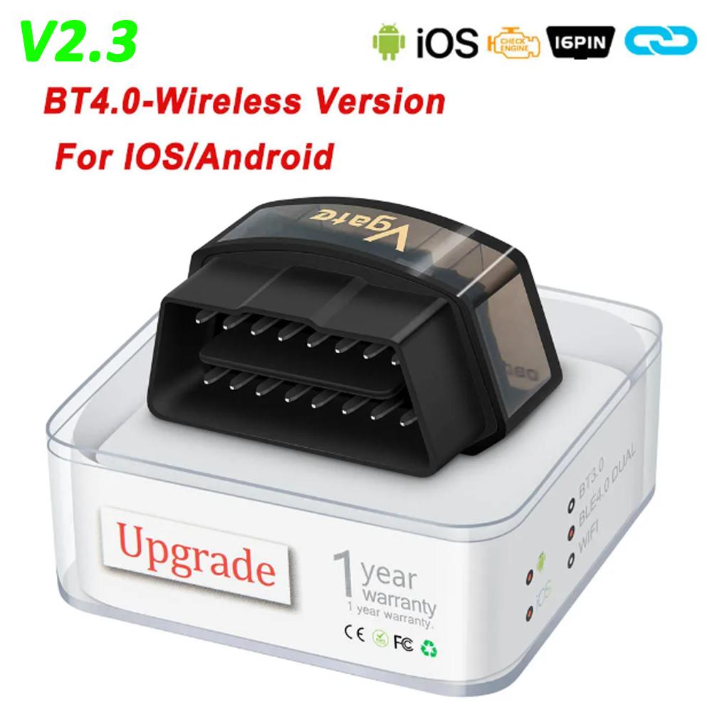 Vgate iCar Pro ELM327 OBD2 Scanner WIFI Bluetooth 4.0 Bluetooth 3.0 For Android/IOS Car Code Reader OBD2 Car Diagnostic Tools