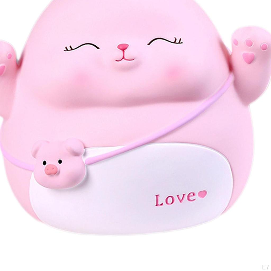 Money Bank Animal Bunny Statue Case for Nursery Toddler