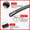 Universal U-Type Soft Rubber Frameless Wiper Blades for Car Windshields | 14''-26'' Sizes Available