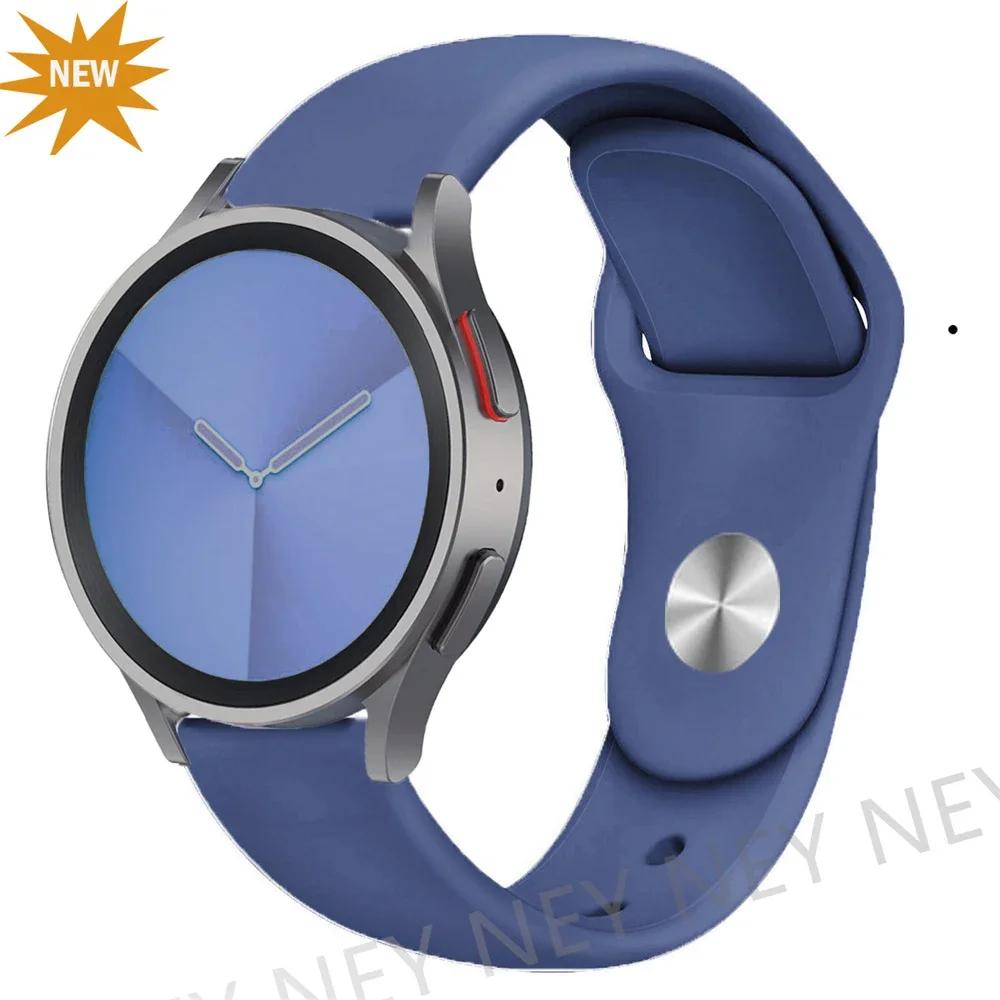 Silicone Strap For Samsung Galaxy Watch 6/5/5 pro/4/Classic/Active 2/Gear S3 20mm 22mm Sport Bracelet Huawei GT 2/e/3/4 Pro Band