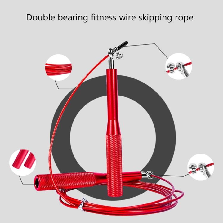 Adjustable Fitness Exercise Rope Telescopic Jump Rope 360 Degree Swivel Bearing Workout Exercise Jump Rope Enduring