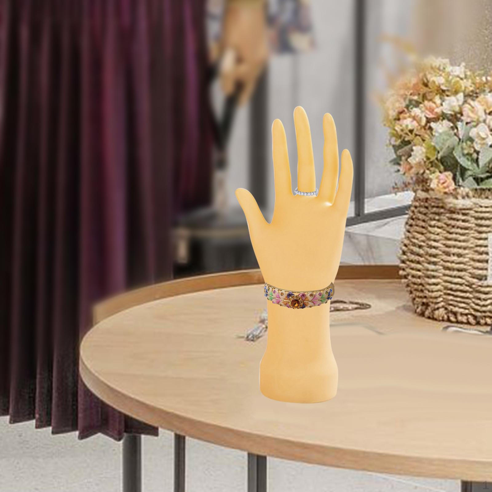 

Adult Mannequin, Training Model, Fake Hand, Jewelry Organizer, Necklaces, Rings, Display Stand, Skin Color Left