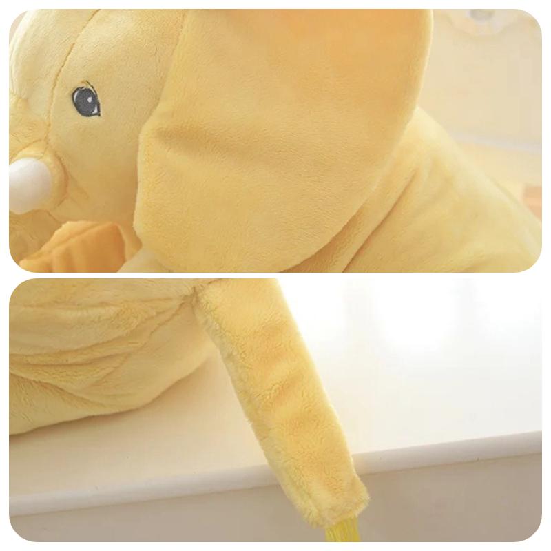 Cute Elephant Stuffed Plush Pillow Doll Back Cushion Home Decor Kids Gift Toy
