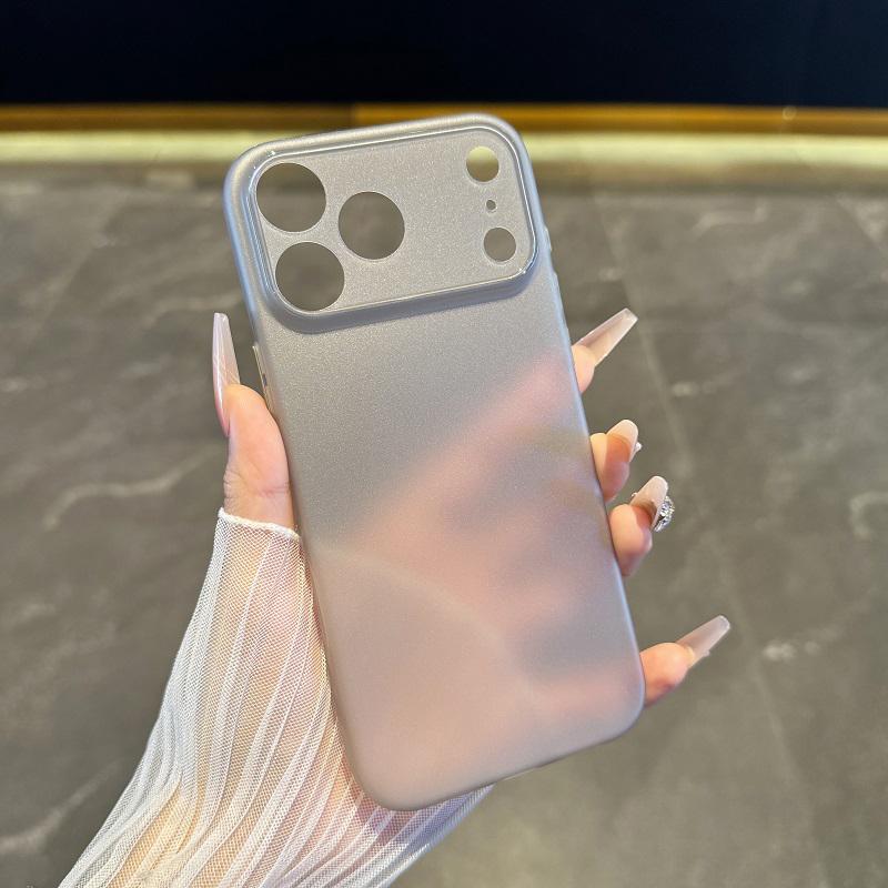 Ultra Thin Soft Matte Case For iPhone 17 16 15 14 13 12 11 Pro Max Plus Silicone Candy Color Transparent Cover