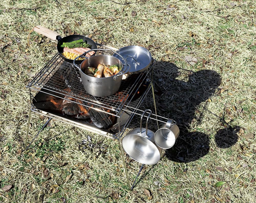 Yokoyama "Clover" 3-Layer Dutch Oven, 15cm (6-inch), with Handle, EJSA-1500