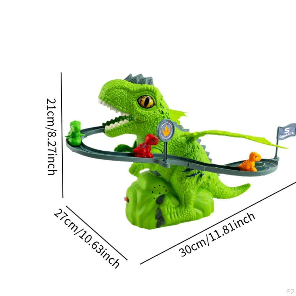 Dinosaur Climbing Slide Toy Roller Coaster Indoor Educational Climb Stairs for Baby