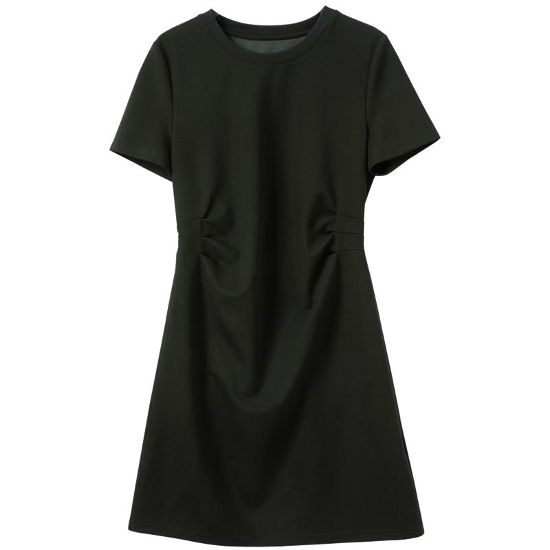 Sancai Women s A-Line Little Black Dress with Shawl XL