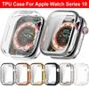 TPU Case Soft All-Around Coverage Screen Protector Dustproof Full Cover Protective Shell for Apple Watch Series 10 42mm/46mm