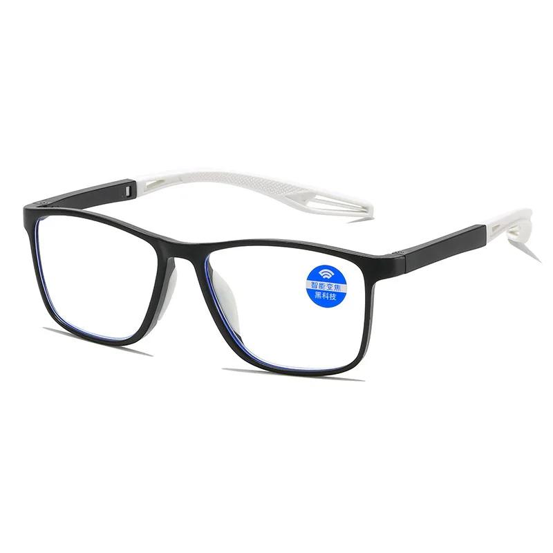 1pc Reading Glasses Men Women Anti Blue Light Sports Glasses fashionable presbyopia lenses, Vintage style, +4.0 to +1.0 diopters