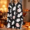 Women's Casual Long Sleeve Halloween Print Hoodie Pullover Top