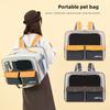 Foldable Cat Carriers Breathable Pet Backpack for Small Dogs Portable Kitten Rucksack for Outdoor Lightweight Pet Suitcase