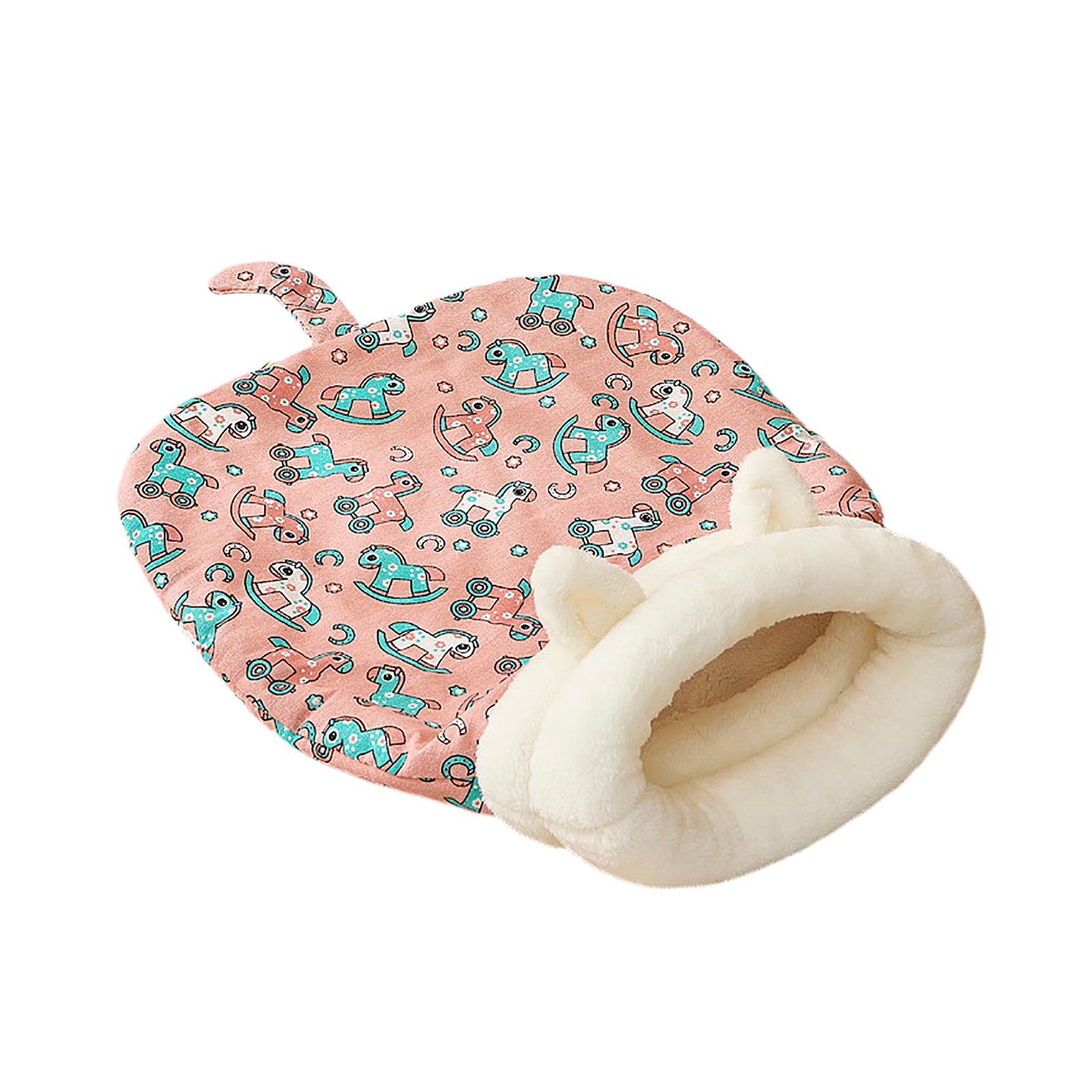 

Спальный мешок для кошек, для кошек, живущих в помещении, удобный зимний спальный мешок для кошек, мягкий плюшевый спальный мешок для кошек, самонагревающаяся кровать для кошек, пещера, туннель для кошек, успокаивающий спальный мешок One Size