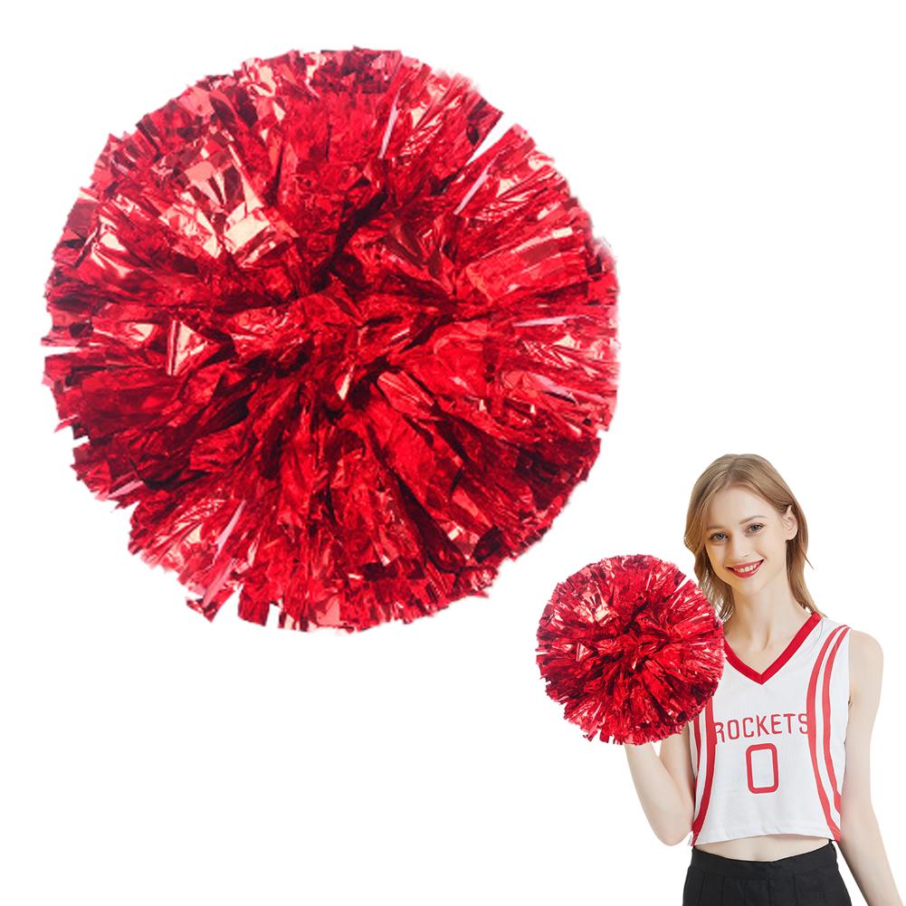 1pc Cheerleading Pom Poms Colorful Crinkle Balls Girls Kids Finger Cheer Balls Dance Cheerleading Accessories