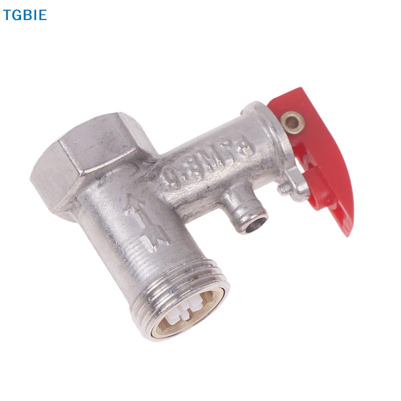 Electric Water Heater Safety Valve 1/2inch(DN15) Coppe Adjustable Pressure Reducing Spring Relief Valve For Water Heaters System