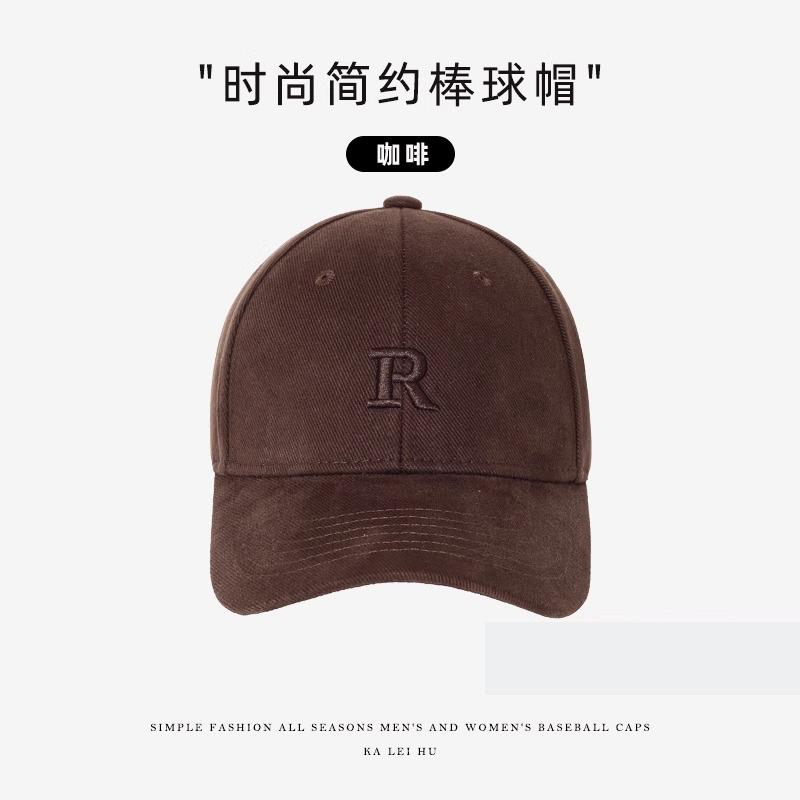 

2025 new baseball cap r polished spring and autumn cap hard top big head circumference American rad wide brim normal head circumference (53-59cm)