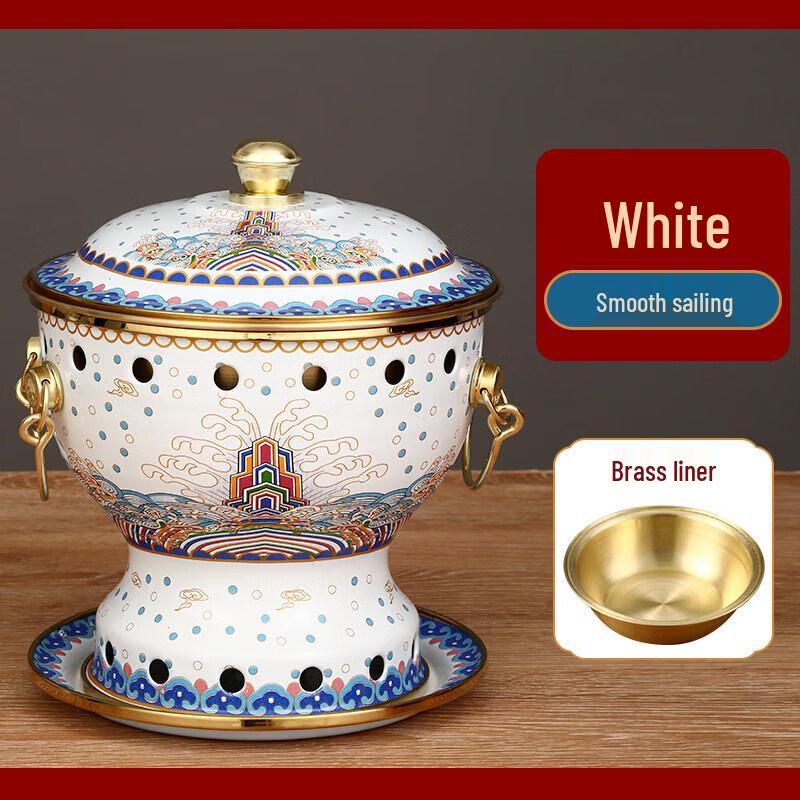 Qiwei Mini Copper Hot Pot with Alcohol Stove