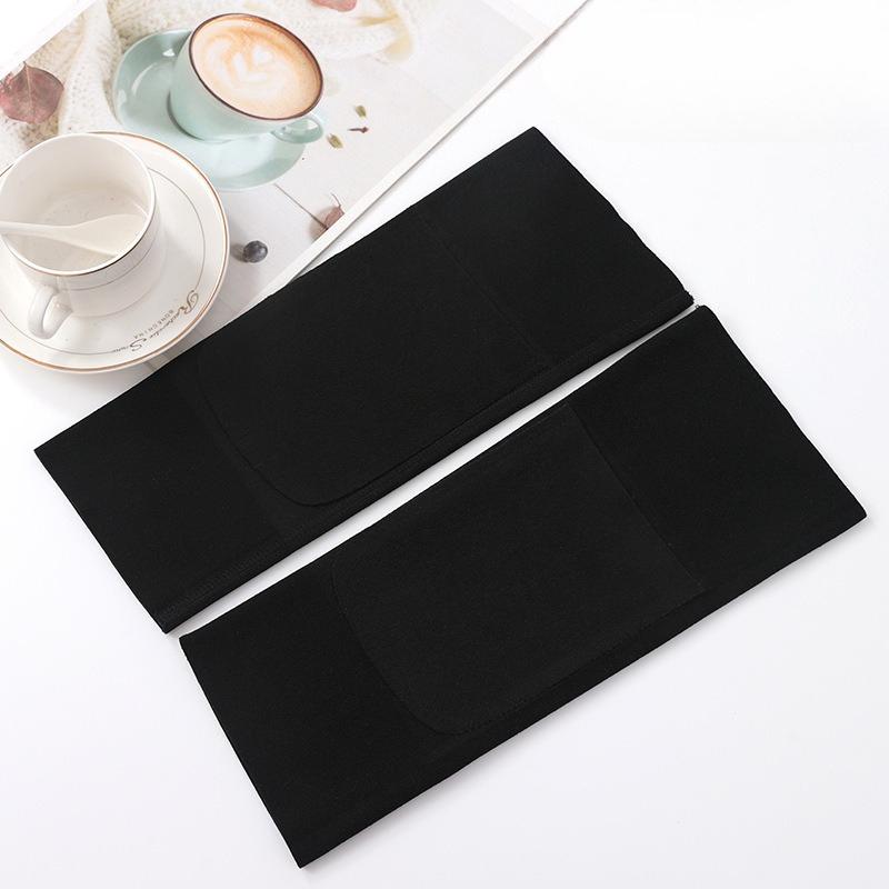 

Карманные наколенники для тепла, защиты от зимнего холода, гетры с флисом для тепла, наколенники для холодных ног и тепла чёрный