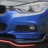 Přední splitter pro auto Vodotěsný Nastavitelný Ret Přední splitter Automobilový Černý Přední splitter Přední bradový lip spoiler Pro většinu