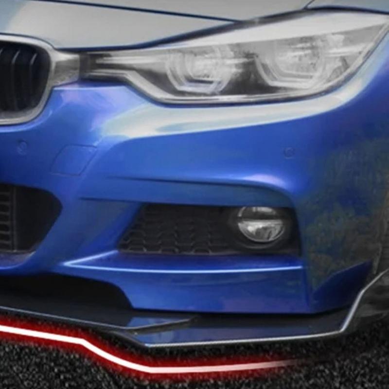 Přední splitter pro auto Vodotěsný Nastavitelný Ret Přední splitter Automobilový Černý Přední splitter Přední bradový lip spoiler Pro většinu