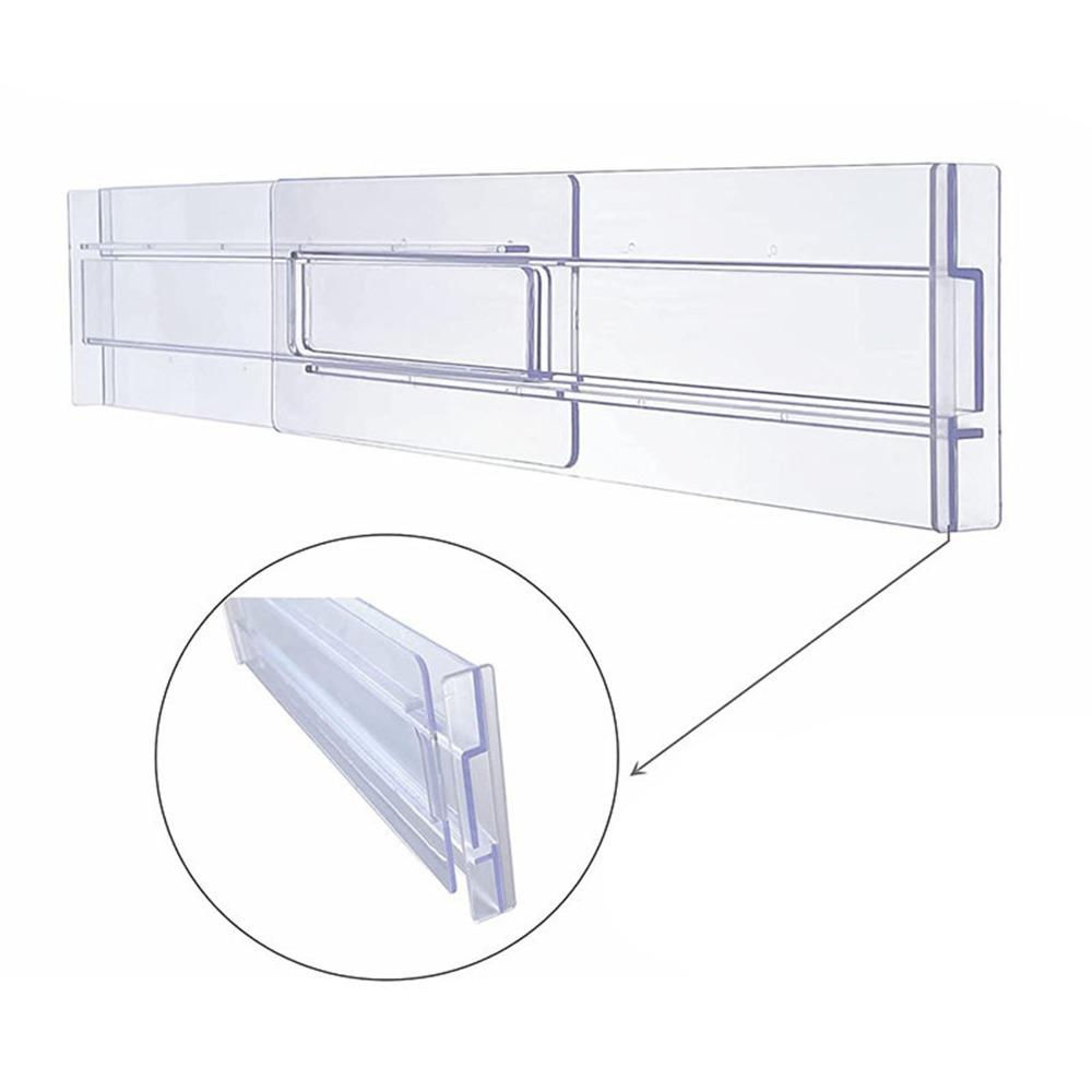 Transparent Drawer Divider Adjustable Partition Board Space Saving Storage Tool  Kitchen Organize