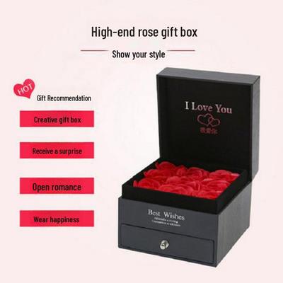 Yanxin 9 Rozen Sieradendoos – High-End Ring- & Kettingverpakking