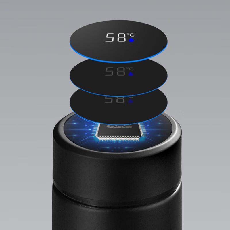 YOTU Tea Infuser Insulated Bottle with Temperature Display