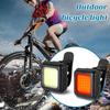 Bike Light USB Rechargeable Ultra Bright Front Flashlight Night Riding Tail Warning Light for for Mountain Cycling