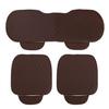Set of 3 Car Seat Covers for Front Seats 1 for Rear with Smartphone Pocket (2 + Seat, 130cm) (Charm Coffee)