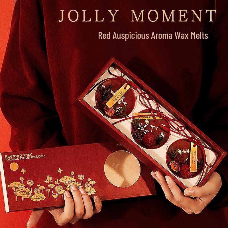 JINGRUIXIANG Solid Fragrance Wax Sachet Gift Set (3-Piece)