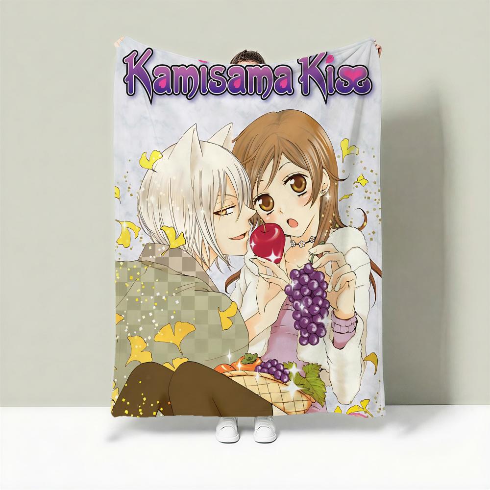 

Anime K-Kamisama Kiss Throw Lightweight 240g Flannel Blanket Soft Skin-friendly for Summer Cooling 75cmx90cm