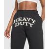 Gymshark Heavy Duty Graphic Loopback Jogger Black B3c3d Bb2j